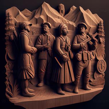 3D model Afghanistan (STL)